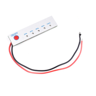 3串 4串锂电池电量显示板12V 14.8V电量显示器 11.1v 五级指示板