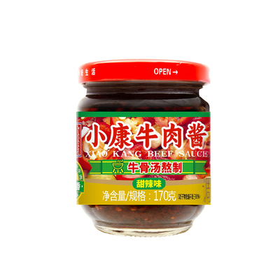 小康牛肉酱甜辣味170克/瓶下饭