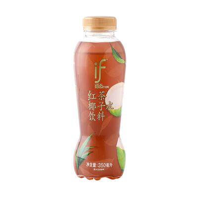 if泰国进口红茶椰子水椰青红茶椰青水果汁饮品下午茶低糖饮料新品