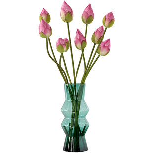 把束枯枝仿真莲蓬干花中式禅意设计感客厅装饰花束假花仿真花摆设