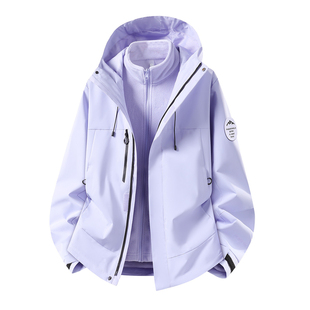 骆驼骑师冲锋衣三合一男女同款2026年新款春装户外衣服外套女春秋