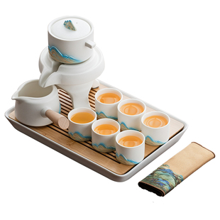 自动茶具一人饮办公室懒人泡茶神器年轻人高档防烫功夫泡茶壶套装