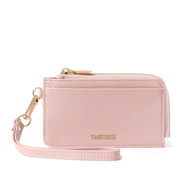 卡包女款拉链零钱包一体手挽轻薄