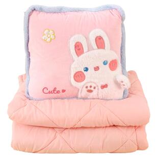 抱枕被子两用车用办公室毯子二合一女生睡觉专用午睡枕头冬天加厚