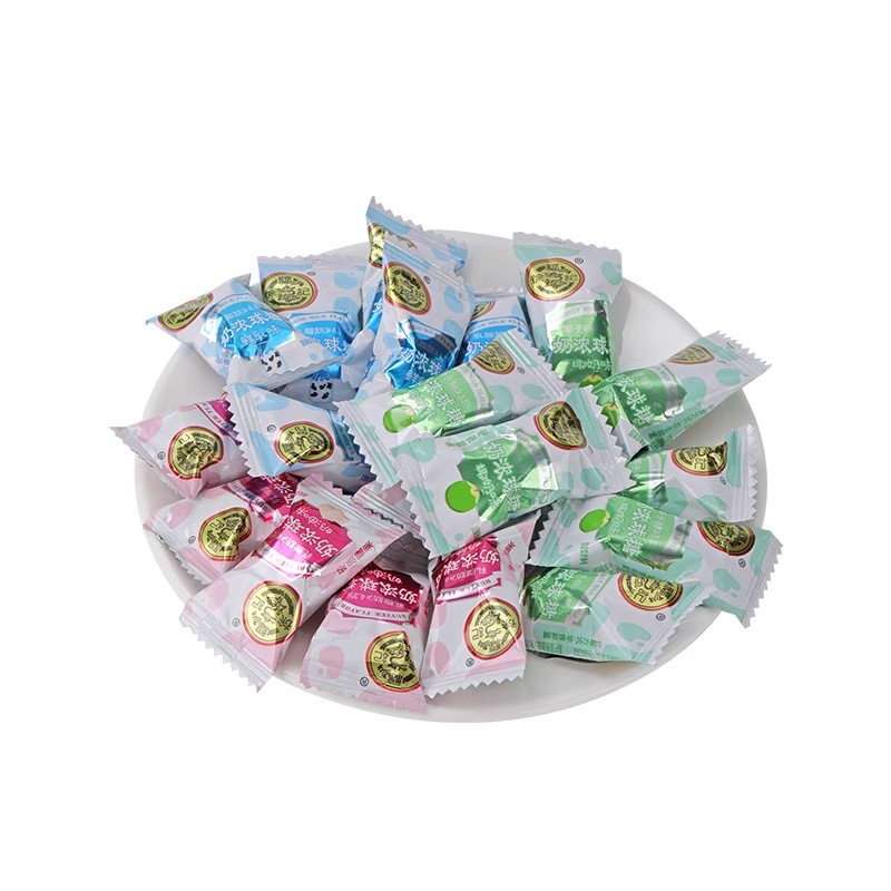 徐福记硬糖散装奶浓球糖混合味椰奶奶油休闲小零食结婚喜糖果年货