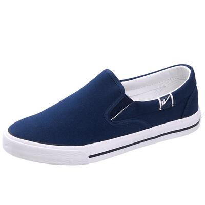 回力正品男鞋一脚蹬休闲帆布鞋男