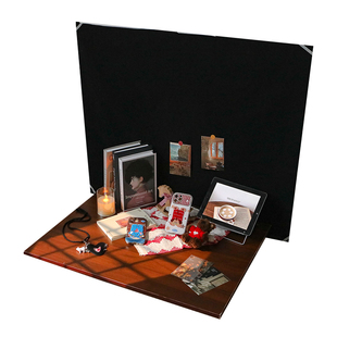 暗调美食拍照道具补光灯造景小摆件博主polg烘焙早餐布置装饰摄影