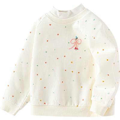 巴拉巴拉女童加绒卫衣宝宝打底衫
