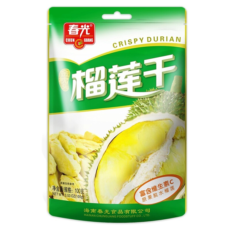 春光榴莲干100g海南特产