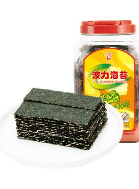 波力罐装夹心脆即食海苔120g