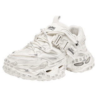 马克华菲老爹鞋男2026新款增高运动鞋男款轮胎鞋休闲厚底鞋子男鞋