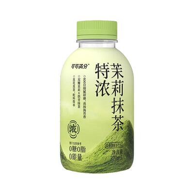 可可满分特浓茉莉抹茶0糖0脂0卡复合茶饮料320mL*6/15瓶 BB