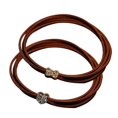 高弹力耐用头绳发圈黑色皮筋胶圈