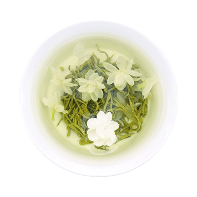 2025新禹峨飘雪四川峨眉山浓香茉莉花茶叶100g袋散罐装碧印映象潭