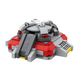 SETbricks星际争霸基地地堡游戏模型摆件小颗粒拼装积木益智玩具