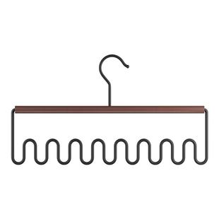整理师推荐榉木多功能衣架一钩多挂内衣吊带衣柜内衣收纳神器轻奢