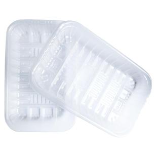 超市一次性塑料生鲜托盘长方形水果蔬菜肉类包装餐盒1912透明包邮