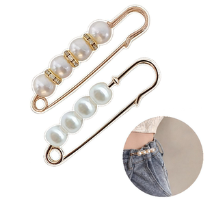 裤腰改小别针收腰神器胸固定衣服夹子针裤子腰大收紧调节防走光扣