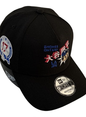 New Era/纽亦华 大谷翔平 MLB 洛杉矶道奇队 棒球帽子 高顶9FORTY