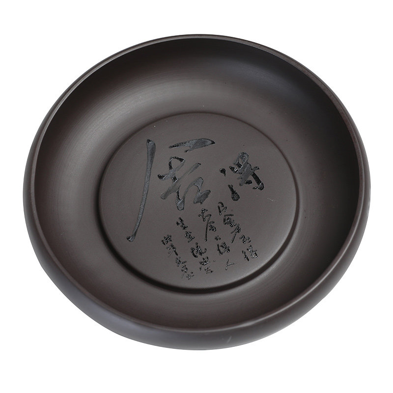 紫砂壶承杯垫刻字茶托