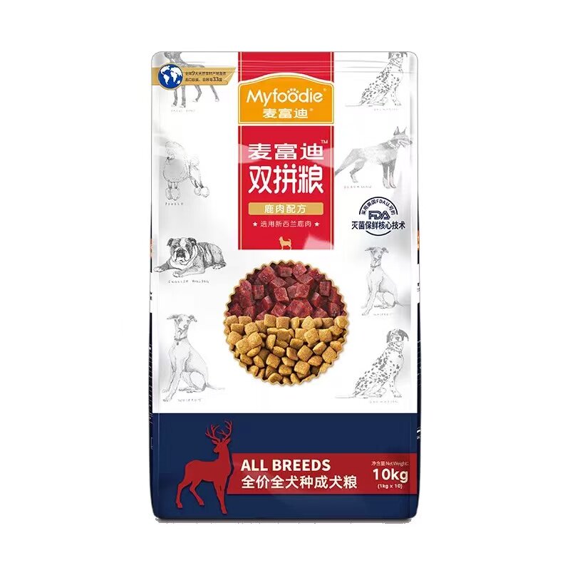 麦富迪鹿肉双拼成犬狗粮10kg
