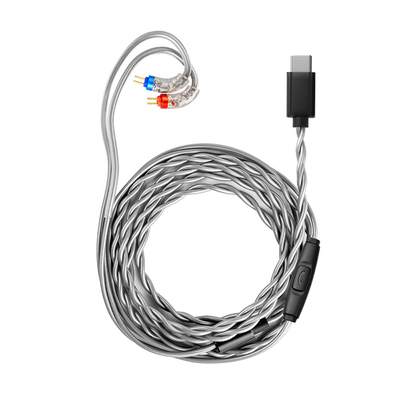 FiiO/飞傲 LS-TC2 线控麦克风0.78耳机升级线TypeC插头语音通话