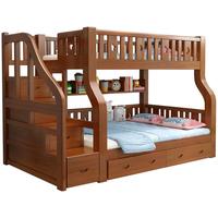 上下床儿童床全实木多功能组合高低床小户型子母床上下铺木床双层