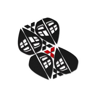 三菱翼神ASX劲炫老款欧蓝德劲畅方向盘贴纸内饰改装方向盘标贴膜