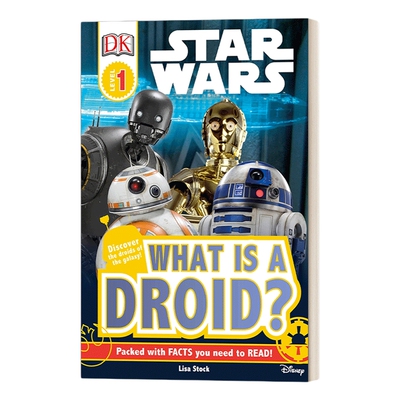 英文原版 DK Readers Level 1-Star Wars What is a Droid DK分级读物L1 星球大战系列 英文版 进口英语原版书籍