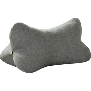 日式水洗棉骨头护腰枕床头靠垫沙发靠背抱枕孕妇腰枕脚垫抬腿枕