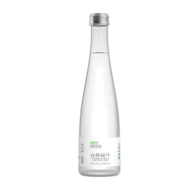 【玻璃瓶】天然白桦树汁原液原汁官方旗舰店植物水100%NFC桦树水 植物集持实拍商品图