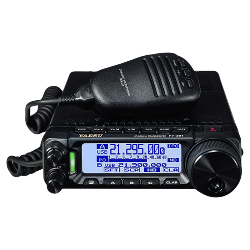 八重洲FT-891短波电台HF50MHz全模式YAESU便携收发信机100W大功率