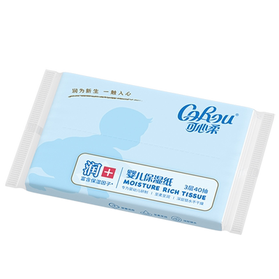 可心柔婴儿云柔巾40抽1包