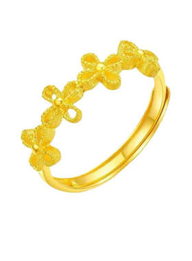 金店同款四叶草戒指女款轻奢