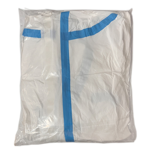 一次性防护服连体全身养殖场防水喷漆带帽隔离衣工作服参观