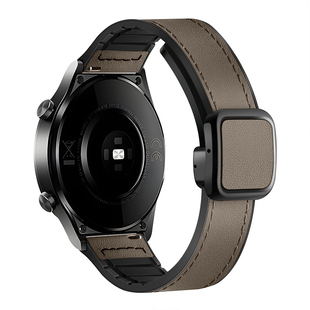 代用华为Watch5/3/4gt2GT3表带Pro真皮GT6/5/4保时捷buds专用表带