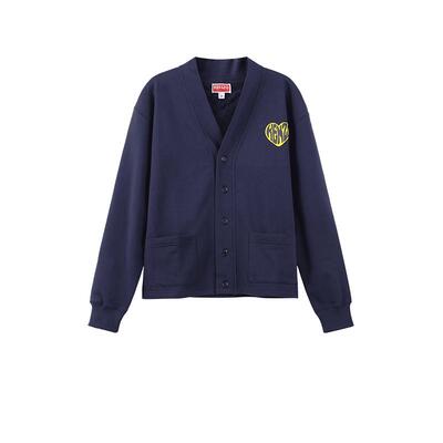高田贤三V领卫衣开衫外套