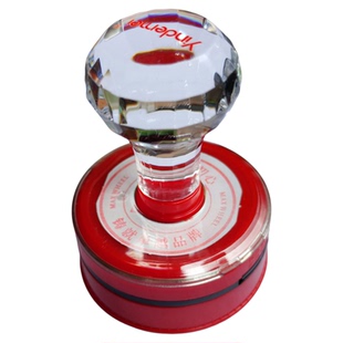 印德美定制水晶光敏印章订做红色42出货检验出厂章子墨水章盒刻章