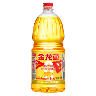 金龙鱼调和油零反式脂肪调和油1.8L 黄金比例非转基因家用炒菜