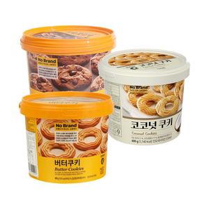 NoBrand诺倍得韩国进口曲奇饼干印尼黄油巧克力酥脆散装零食400g