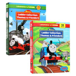 托马斯和朋友们分级阅读进阶版 Thomas and Friends Learning Ladder 英文原版绘本 2册精装含20个故事小火车托马斯英语读本5-10岁