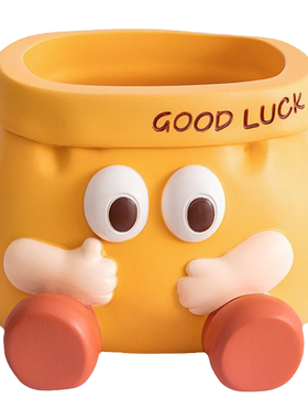 趣味纸袋笔筒摆件桌面装饰品礼物