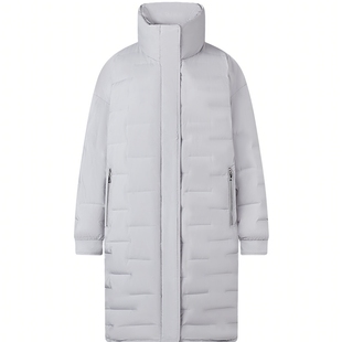 【鹅绒】波司登24秋款女经典优雅商务通勤中长款立领轻薄羽绒服