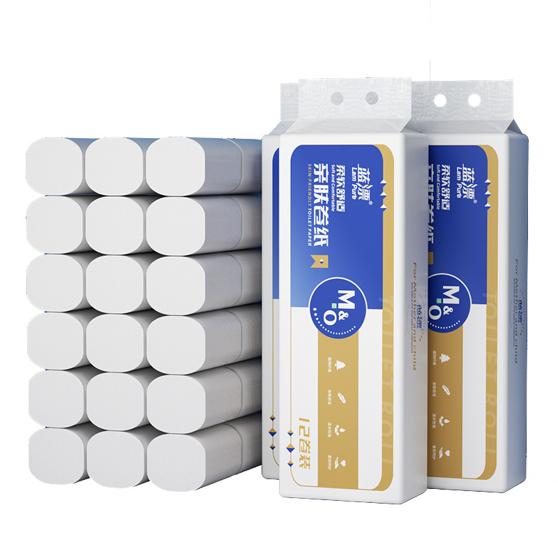 36卷白色卷紙衛(wèi)生紙無芯卷筒紙家庭實惠裝整箱批宿舍餐飲木漿紙巾