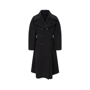 【羊毛+桑蚕丝】Scofield女装静奢气质双面呢大衣2025秋冬新品