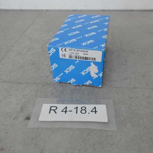 Sick 1044328 Beam Sensor WT18-3P930S34 Unused