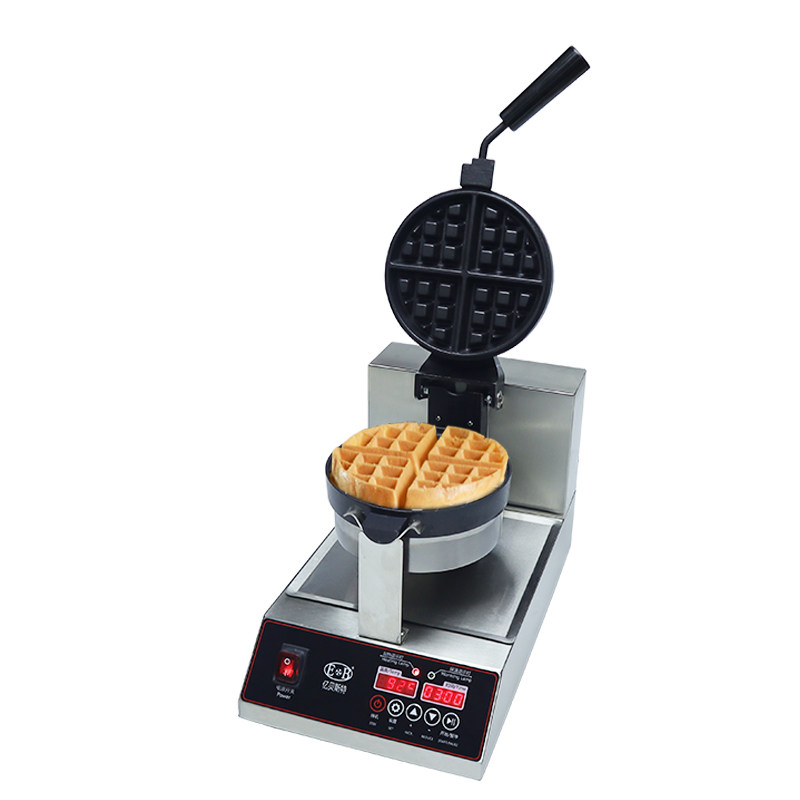 EB/亿贝斯特华夫饼机商用电热烤格子饼机旋转华夫炉3CM加厚松饼机