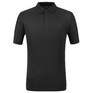 HART MARX男士休闲短袖polo衫热切立裁压胶T恤衫2025年夏男上衣