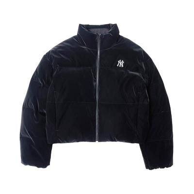 MLB官方女款时尚百搭哑光亮面短款休闲舒适羽绒服25冬季新款DJB40