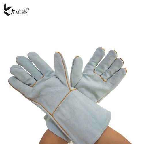 电焊手套牛皮防火线手套长劳保隔热款手套焊工焊工手套批发焊接